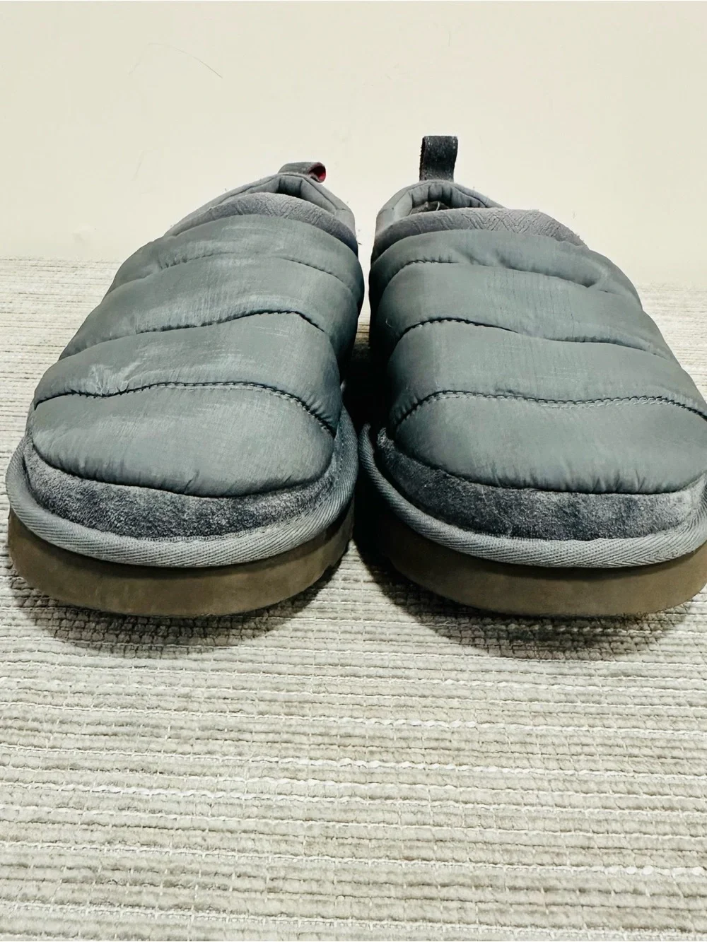 UGG Tasman LTA Thinsulate Greyhound Gray Mens Size 13 Slip On Slippers 1127735‎
